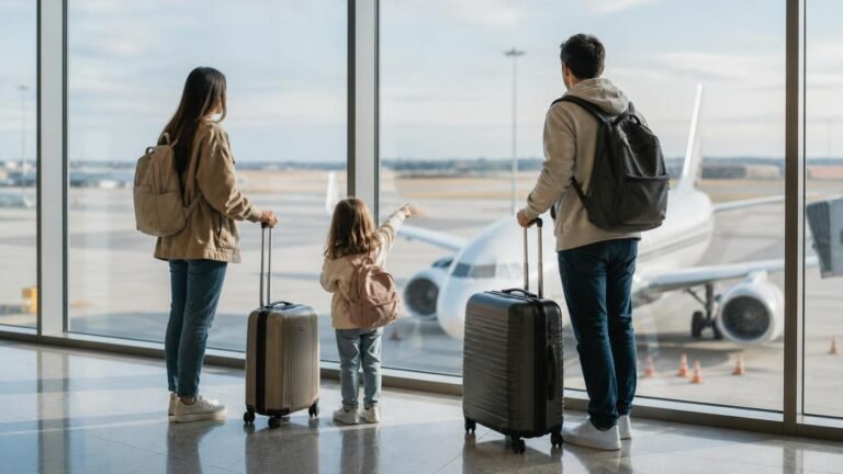 Primeira viagem de avião com criança: guia prático para pais que querem embarcar com mais tranquilidade